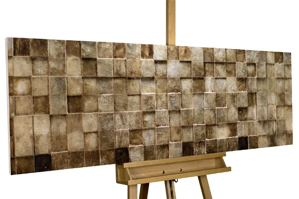 Art mural en bois The Matrix dans un support en bois