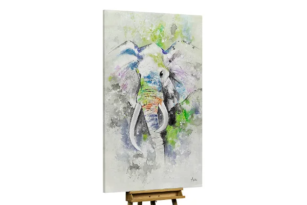 Tableaux d'huile XXL recouverts de poudre