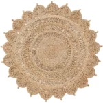 Tapis design "Kamala natural