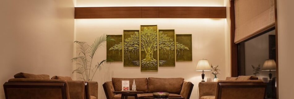 multi panneaux artwork with salle atmosphère chaude