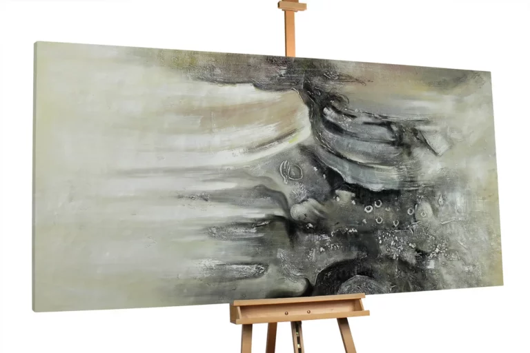 peinture à l'huile ville dystopique
