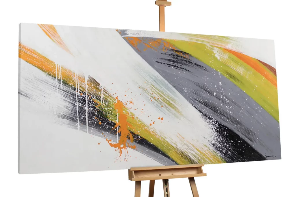 peinture à l'huile vague d'énergie