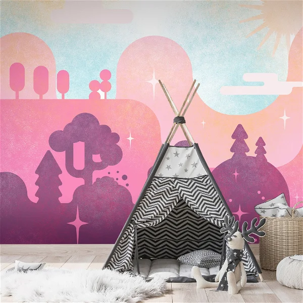 Papier peint autocollant "Candy Land"
