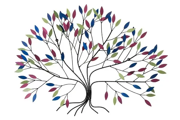 Metal wall art 'Treasure of Pond'