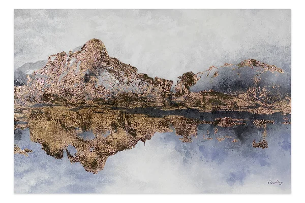 XXL Tableaux à l'huile 'Light of the Mountains'