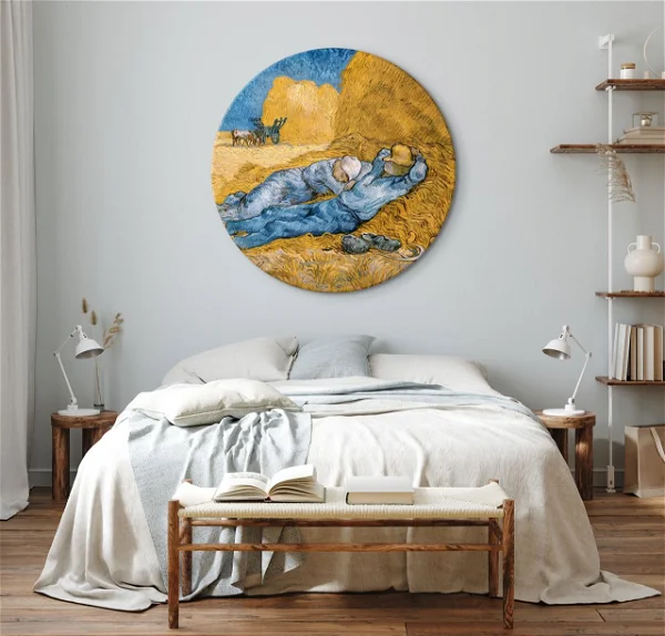 Peinture en cercle "Noon Rest - Van Gogh"