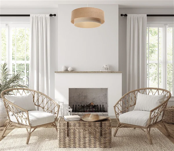 Lampe pendante 'Boho Vintage Halo 1' (en anglais)