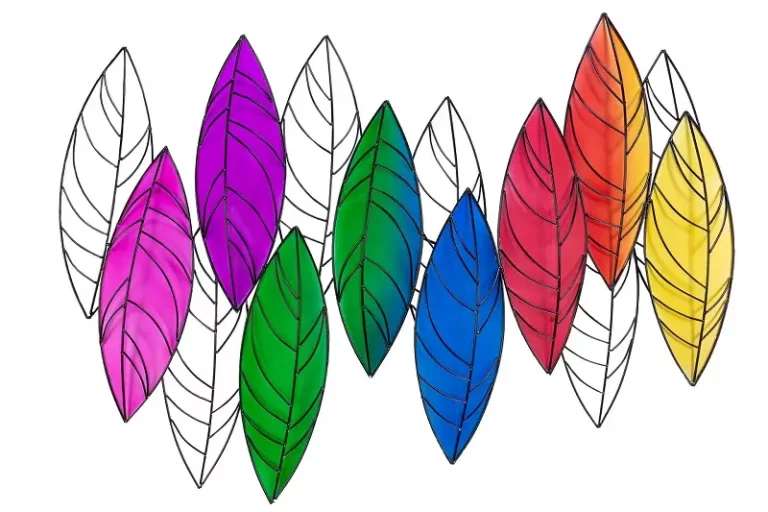 métal-mur-sculpture-magical-leaf-world