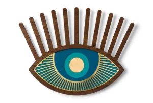 Masque decoratif mural 'Eye #7'