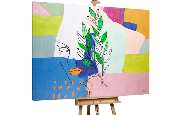 XXL Oil paintings'Picassos Athena'