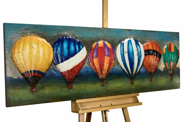 kl03978-metal-painting-colourful-flight