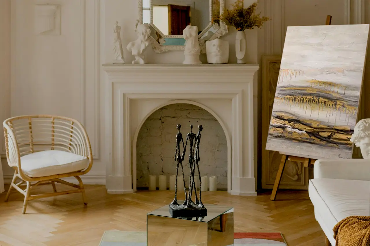 Kunst-im-Interieur-Design-Foto