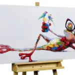 kl00716-frosch-mit-brille-nerd-modern-acryl-gemaelde-oel-bild-oelgemaelde-01