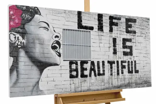 kl09557-banksy-black-and-white-pink-acrylic-paintings-acrylic-pictures-canvas-pictures-modern-art-01 (1)