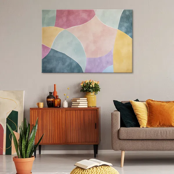 Canvas Print 'Pastel Harmony'