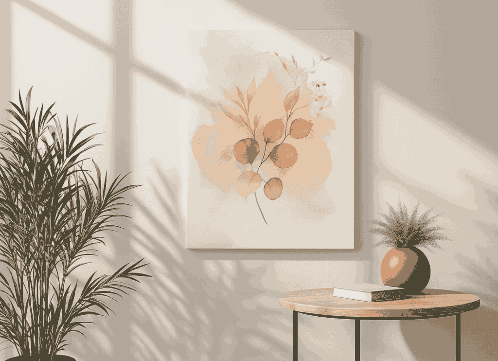 Art on a white canvas